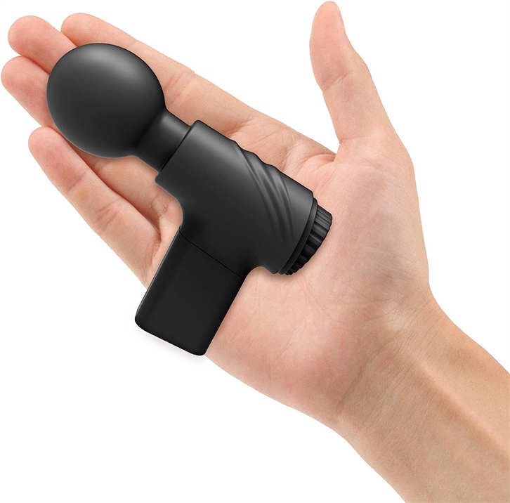 Mini Portable Massage Gun - Small Electric Percussion Muscle Back Massage Gun - Compact Travel Deep Tissue Fascia Massager Gun AA080