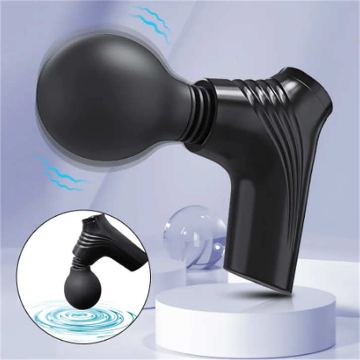 Mini Massage Gun, Deep Tissue Massager Gun, USB Charging, Lightweight Portable Percussion Muscle Gun for Athletes,Gifts for Men,Women, Super Quiet Body Massage Gun for Neck,Back,Arm, Leg,Black AA090